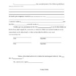 40 Printable Temporary Guardianship Forms All States