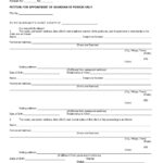 40 Printable Temporary Guardianship Forms All States