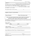 43 Printable Medical Consent Forms For Minor Free