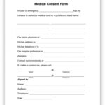 53 Best Medical Consent Form You Should Have Hennessy Events