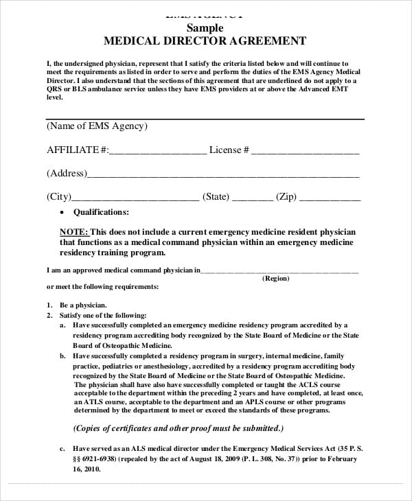 9 Director Agreement Templates Free Sample Example Format Download