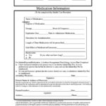 Administration Of Medication Consent Form Printable Pdf Download