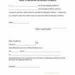 Authorization Letter For A Child To Travel 17 Examples Format
