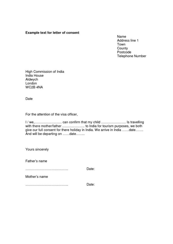 British Airways Minor Consent Form 2024 Printable Consent Form 2024