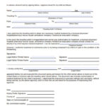 Carnival Minor Travel Consent Form Consent Form