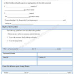 Child Guardian Consent Form