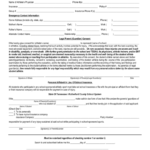 Consent For Athletic Participation Travel And Medical Care Printable