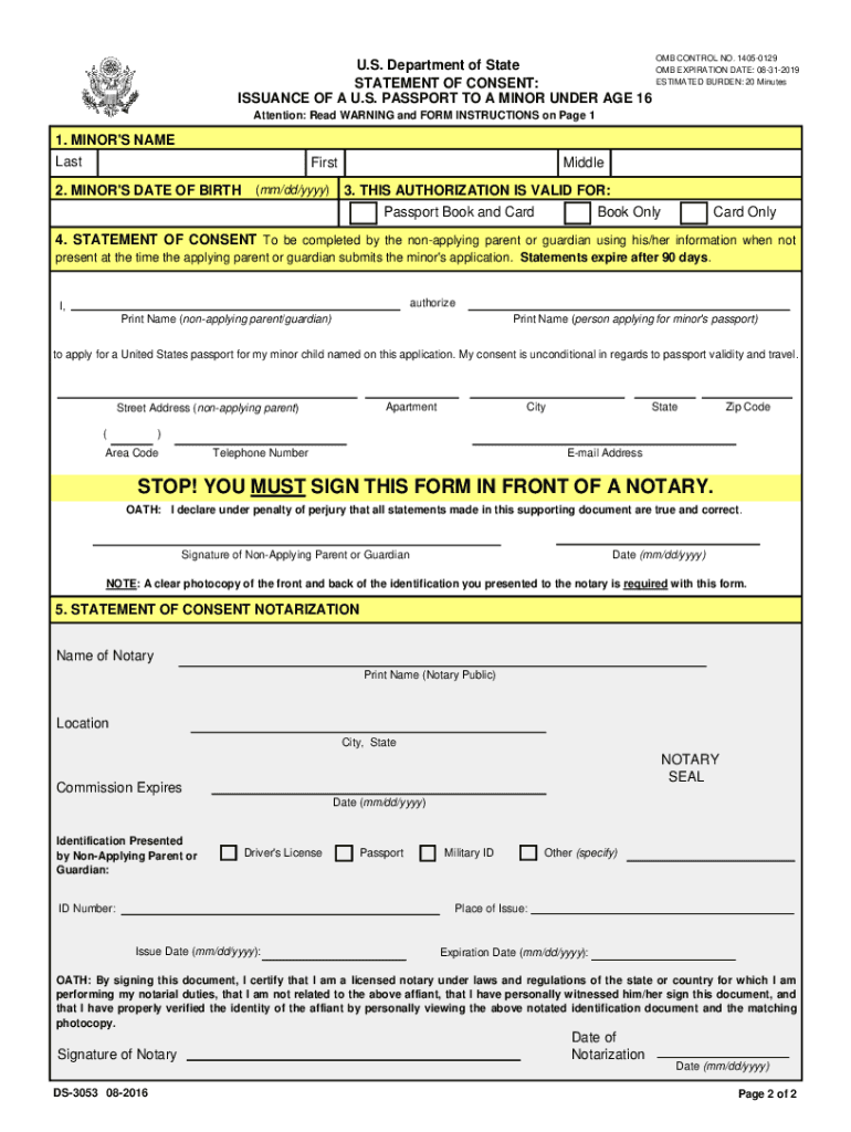 DS 3053 Fill Out And Sign Printable PDF Template SignNow