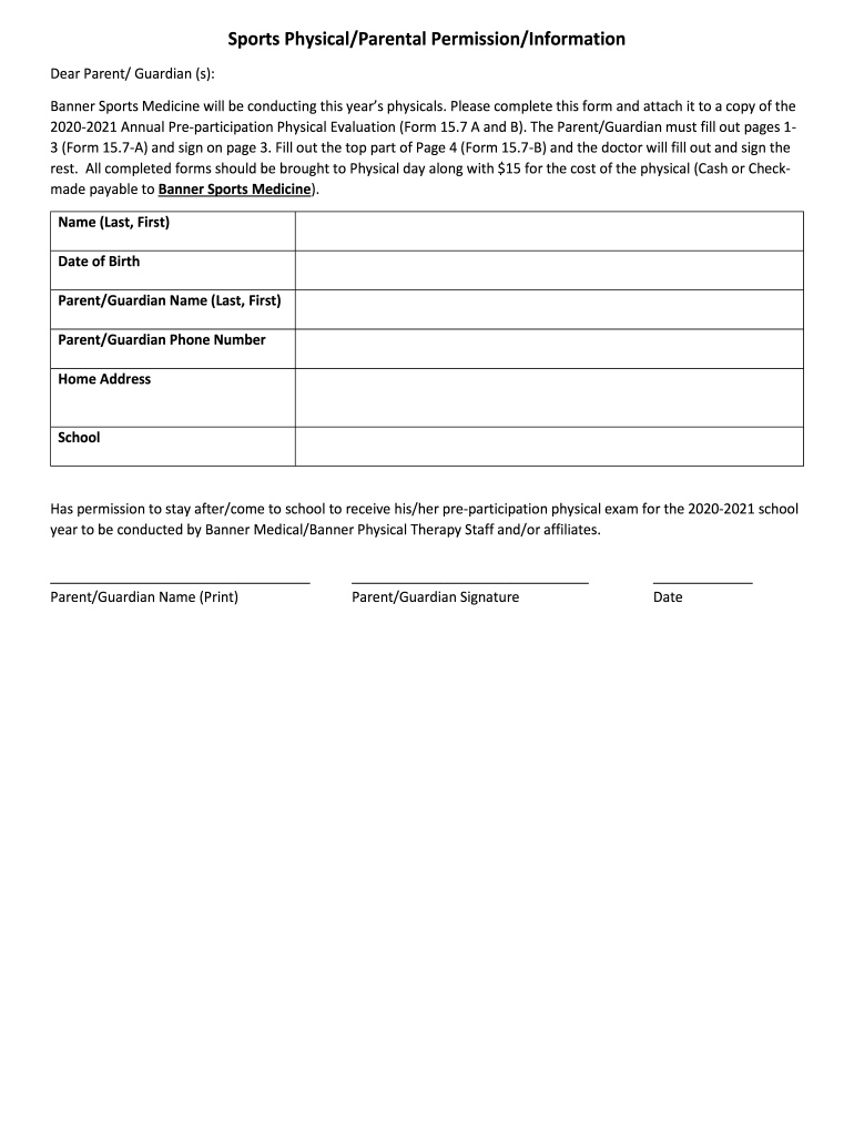 Fillable Online FREE 10 Sample Parent Consent Forms In PDFMS WordExcel 