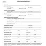 Fillable Online Neisd Medication Addendum To Parent Travel Consent Form