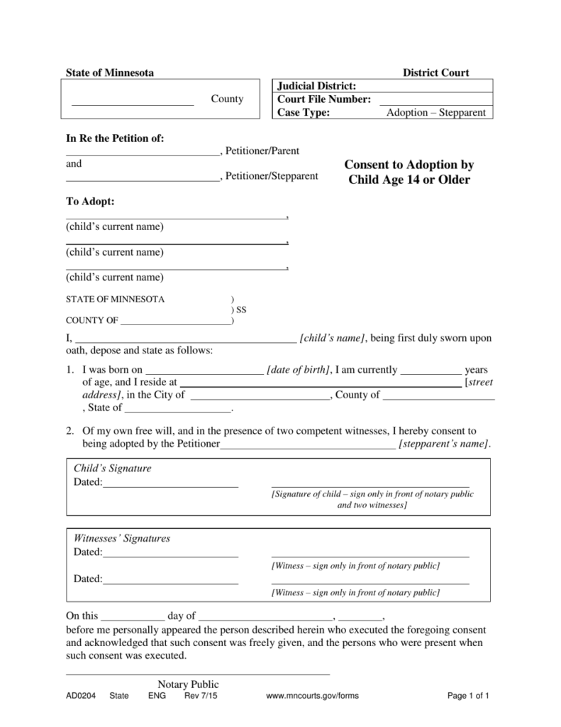 Form AD0204 Fill Out Sign Online And Download Printable PDF 