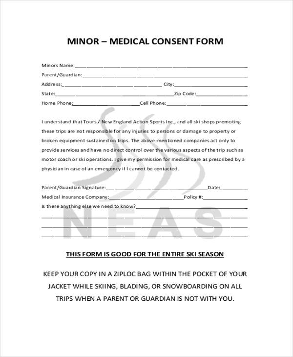 FREE 22 Medical Consent Forms In PDF Ms Word