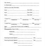 FREE 5 Child Travel Consent Forms In PDF