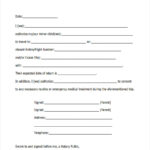 FREE 5 Child Travel Consent Forms In PDF