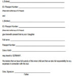 FREE 5 Child Travel Consent Forms In PDF