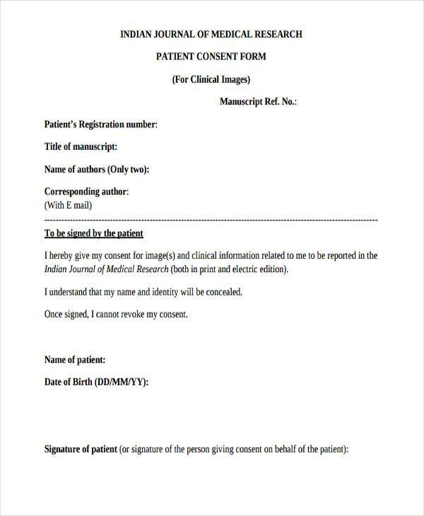 FREE 8 Research Consent Forms In PDF MS Word
