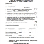 FREE 8 Sample Research Consent Forms In PDF MS Word
