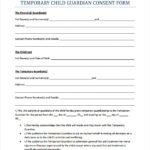 FREE 8 Sample Temporary Guardianship Forms In PDF MS Word