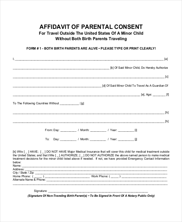 FREE 9 Sample Medical Consent Forms In PDF MS Word Excel