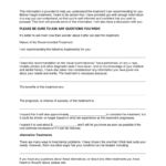 Free Dental Patient Consent Form Word PDF EForms