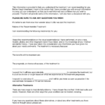 Free Dental Patient Consent Form Word PDF EForms