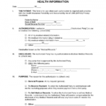 Free Medical Records Release Authorization Form Waiver HIPAA PDF