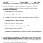 Free Medicare Consent To Release Forms Word PDF