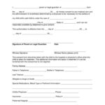 Free Minor Child Medical Consent Form Word PDF EForms Free