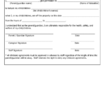 Free Printable Medical Release Form For Babysitter Printable Forms