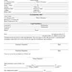 Free Printable Minor Child Travel Consent Form Template Word PDF