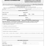 Free Virginia Medicaid Prior Authorization Form PDF EForms