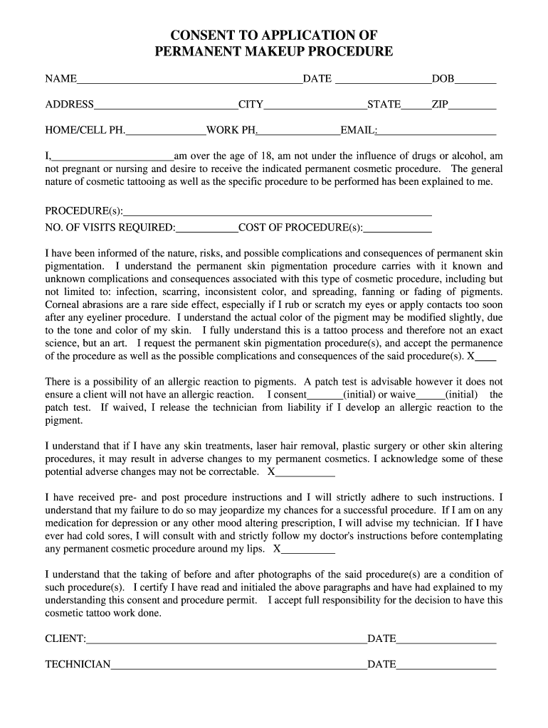 Kaiser Permanente Consent Form Fill Out And Sign Printable PDF 
