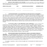 LifeTime Fitness Agreement Regarding Minor Child Children In Care Of