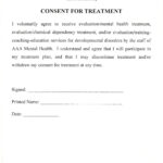 Medical Consent Form For Adults Templates Free Printable