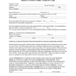 Medical Consent Form Sample In Word And Pdf Formats