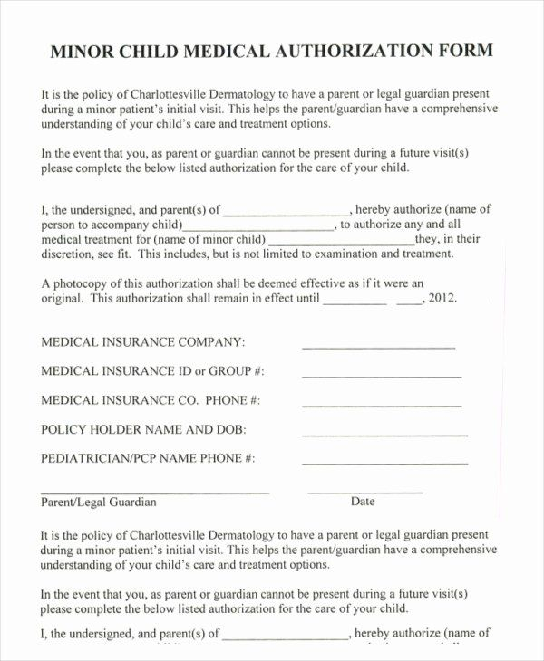 Medical Consent Form Template Free Best Of 10 Printable Medical 