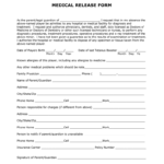 Medical Information Relase Form For Washington State Fill Out Sign