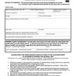 Medication Administration Permission Form Fill Out And Sign Printable