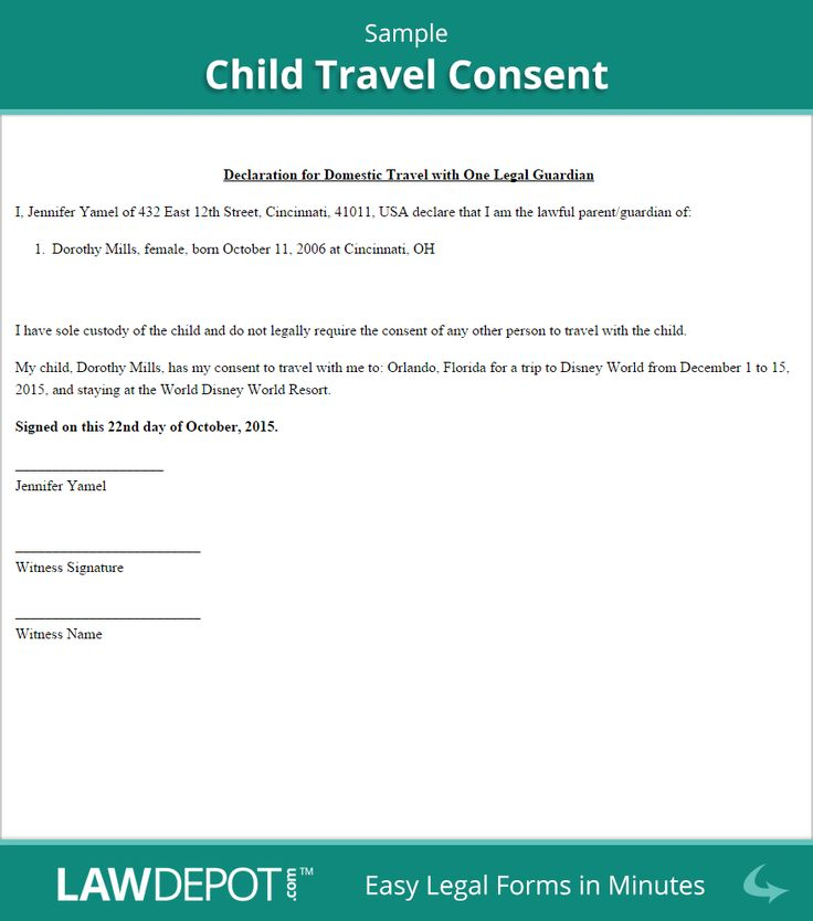 Minor Travel Consent Form Carnival Cruise Line 2024 Printable Consent 