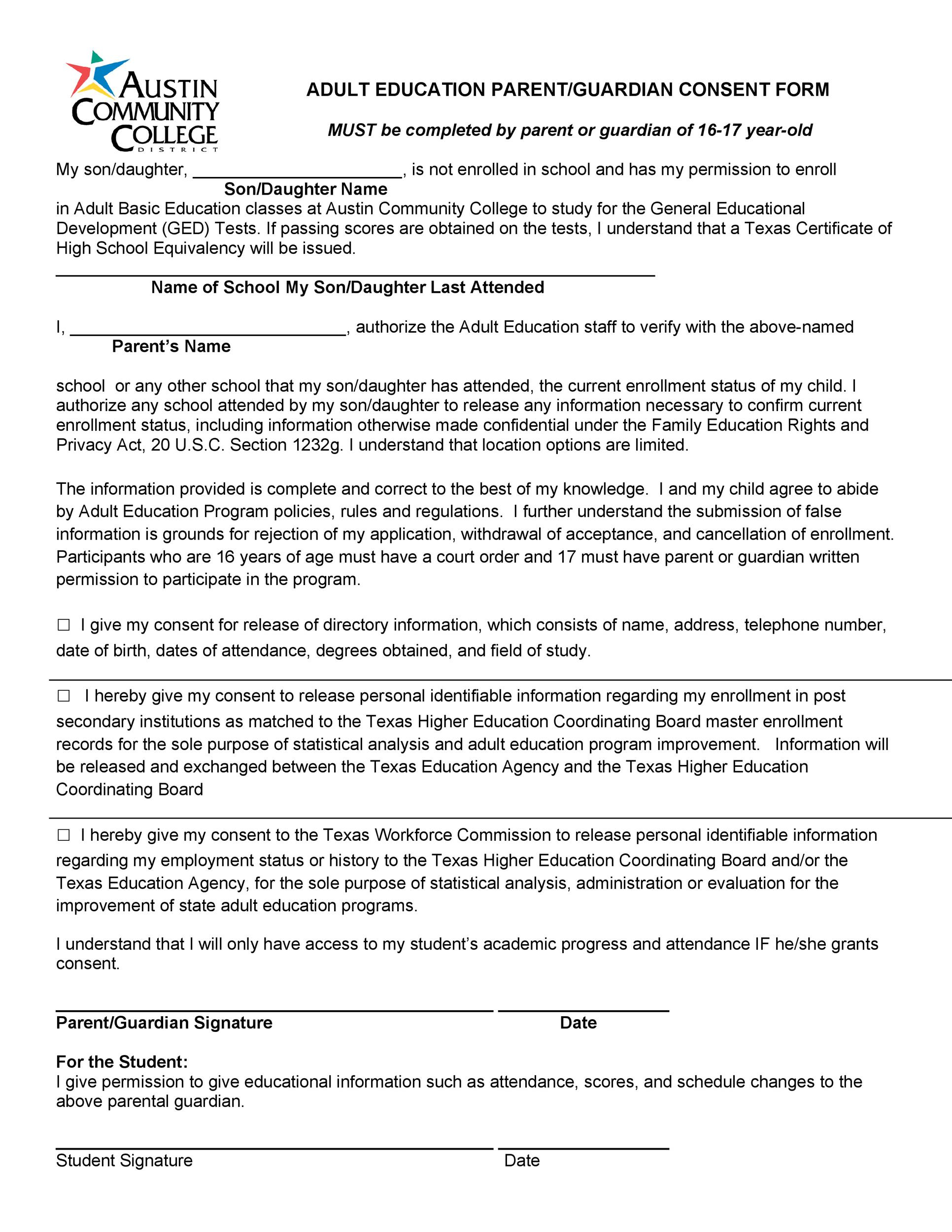 Non Medication Consent Form Ocfs 2022 Printable Consent Form 2022