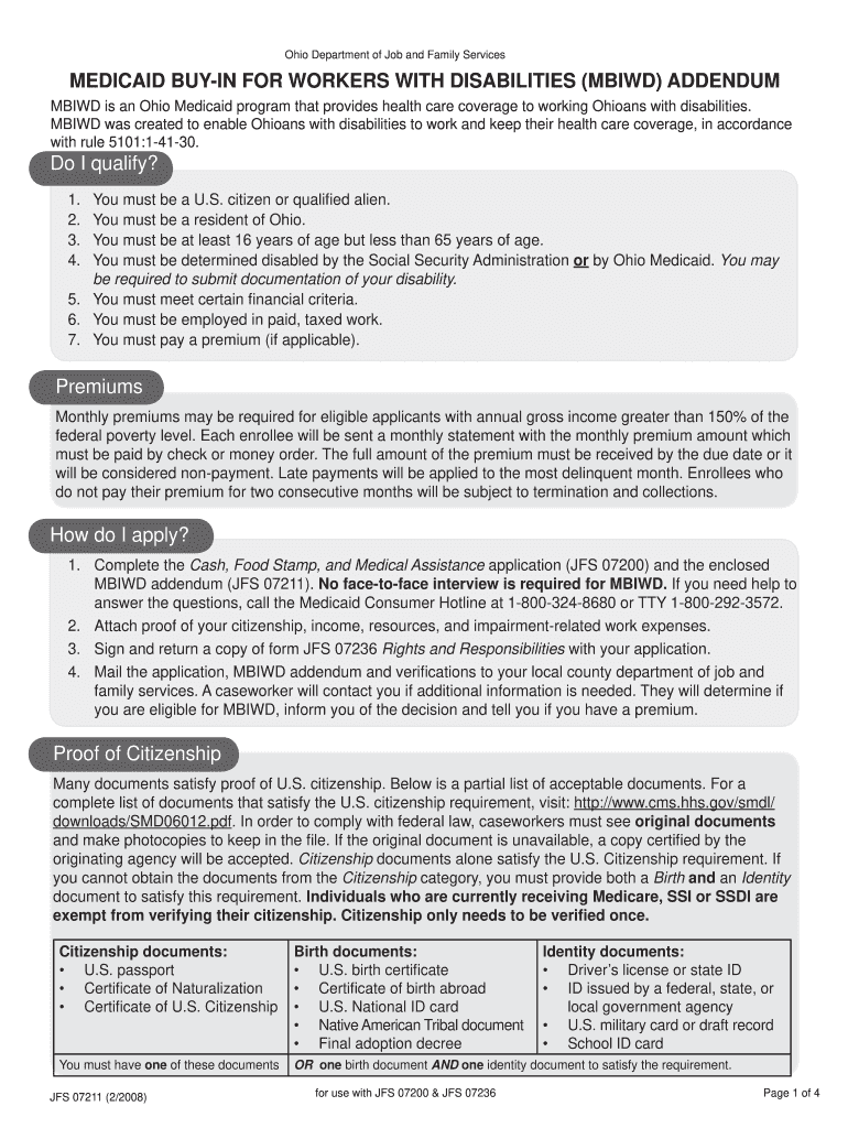 Ohio Medicaid Application Pdf Fill And Sign Printable Template Online 