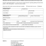 Ohio Medicaid Health Insurance Form Fill Out And Sign Printable PDF