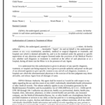 Parental Consent Fill Out Sign Online DocHub