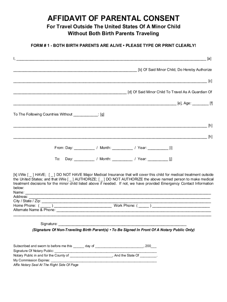 Parental Consent Forms Fill Out And Sign Printable PDF Template SignNow