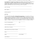 Printable Parent Consent Forms Printable Forms Free Online