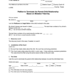 Printable Termination Of Parental Rights Form Fill Online Printable