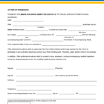 Royal Caribbean Minor Consent Form Fill Online Printable Fillable