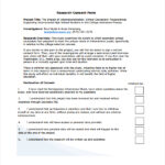 Sample Research Consent Form 8 Free Documents Download In PDF Word