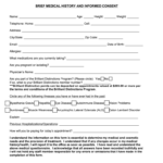 Senza Pelo Med Spa Consent Form Fill And Sign Printable Template