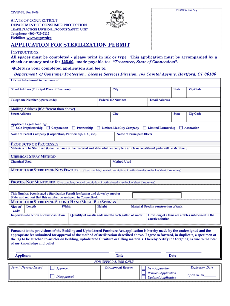 Sterilization Permit Fill Out And Sign Printable PDF Template SignNow